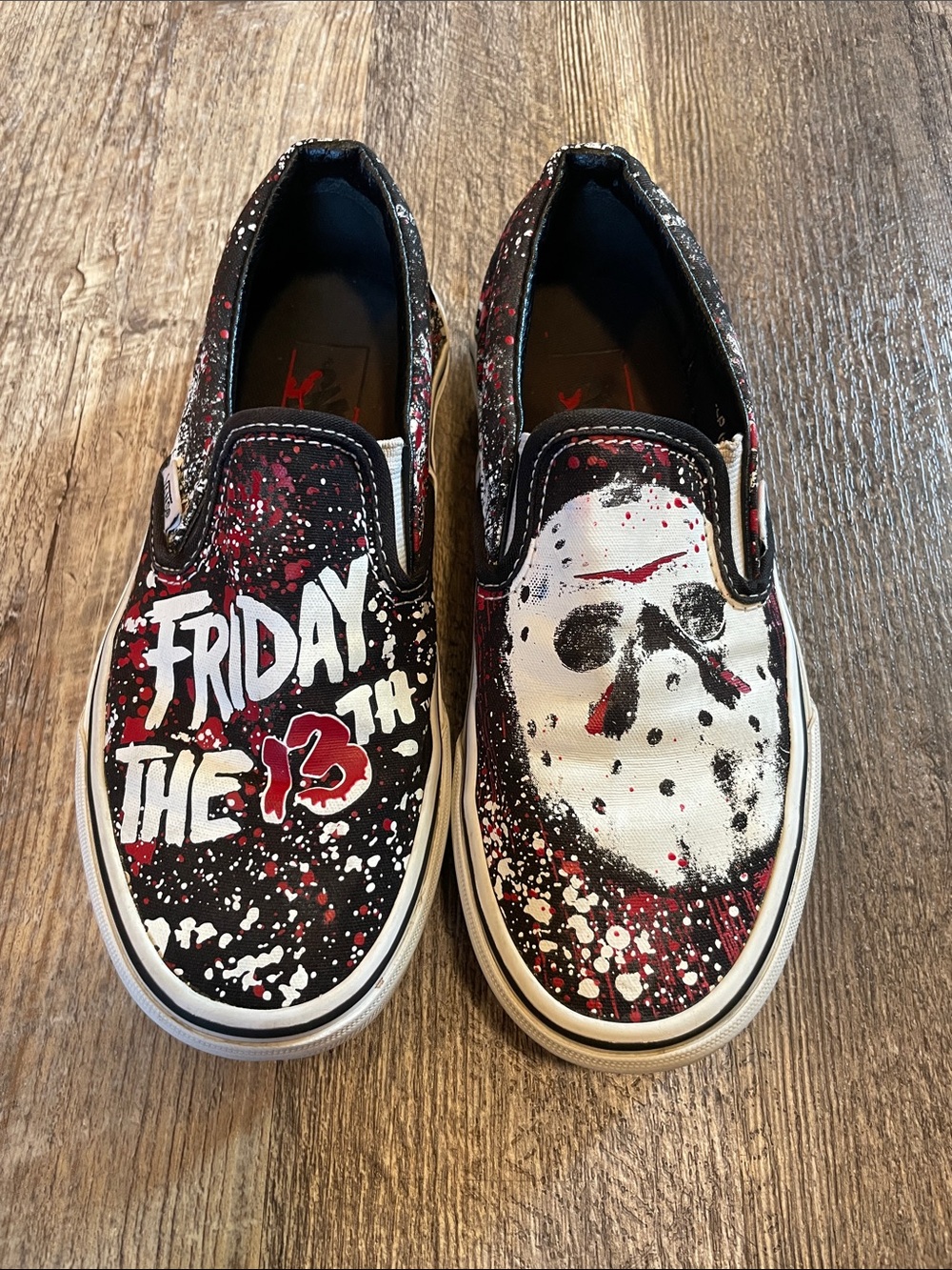 Vans Unisex Horror/ House of Terror Friday The 13th-Jason Voorhees Slip-on